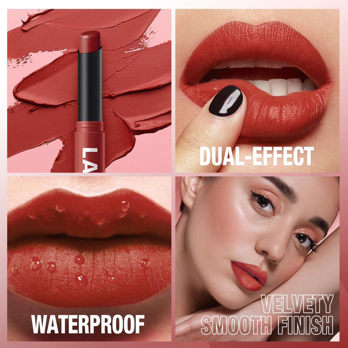 12Pcs Velvet Matte Lipstick Set, Nude to Dark Shades, Long-Lasting,Color A