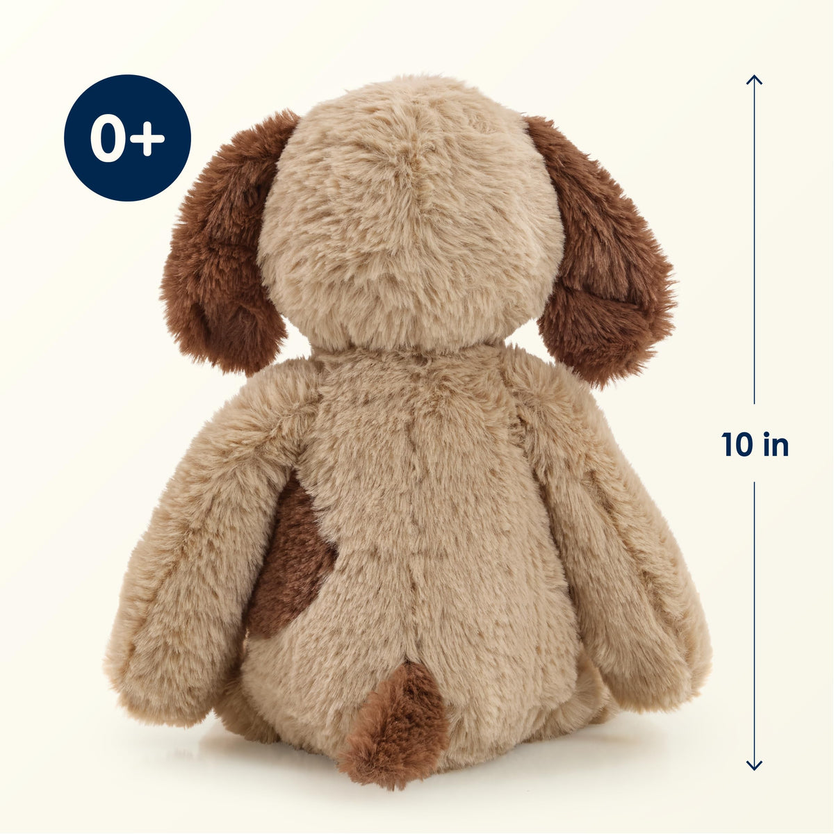Snuggle Buddies Dottie Dog Stuffed Animal, Soft Plush Toy for Ages 0+