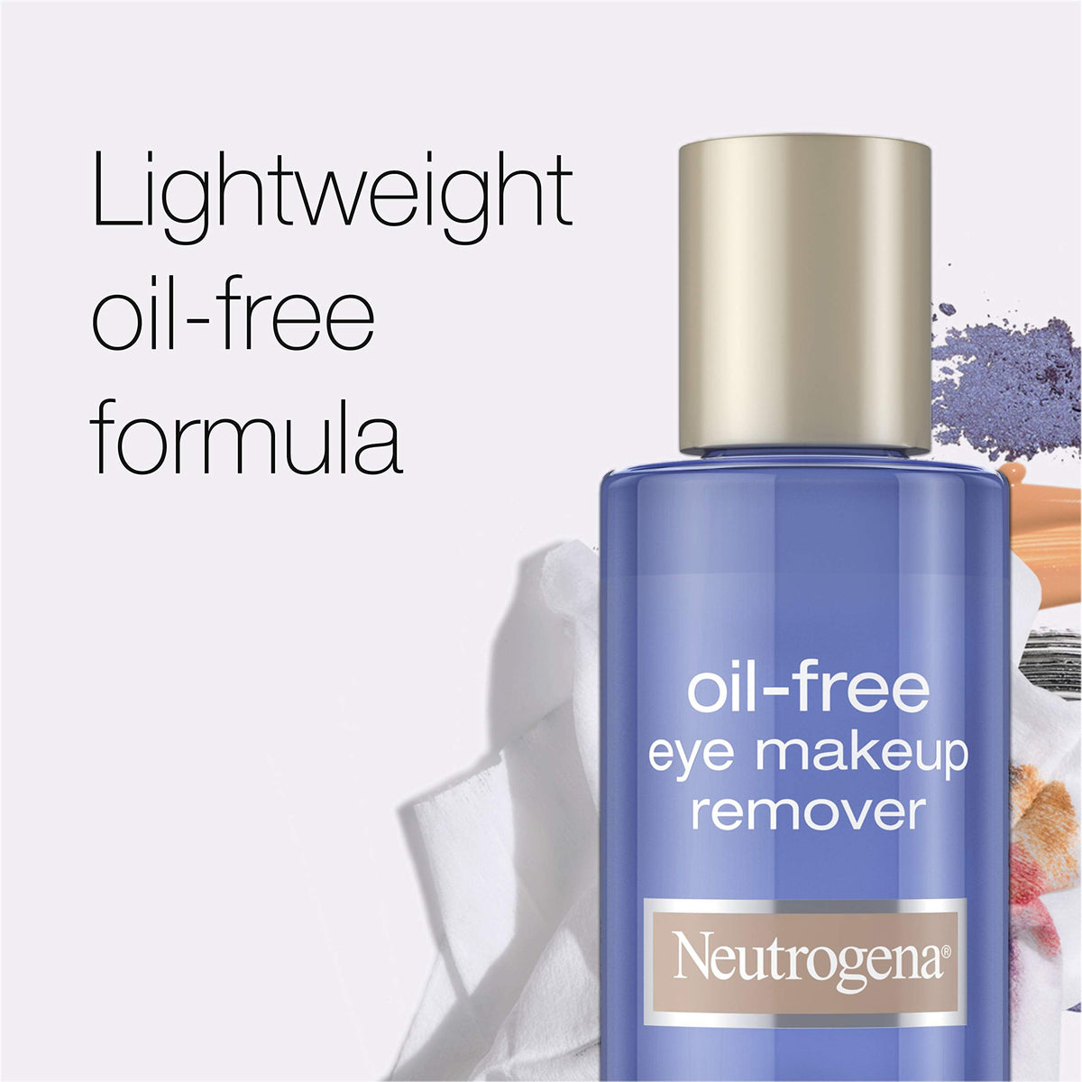 Neutrogena Gentle Oil-Free Eye Makeup Remover & Cleanser, 5.5 fl oz, 3 Pack