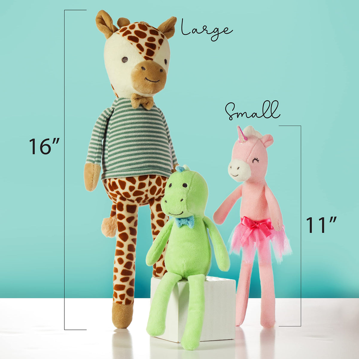 Stephen Joseph, Stuffed Animal Toy 16 inches, Large Super Soft Plush Doll, Toys for Baby, Toddler, Kids, Georgie Giraffe