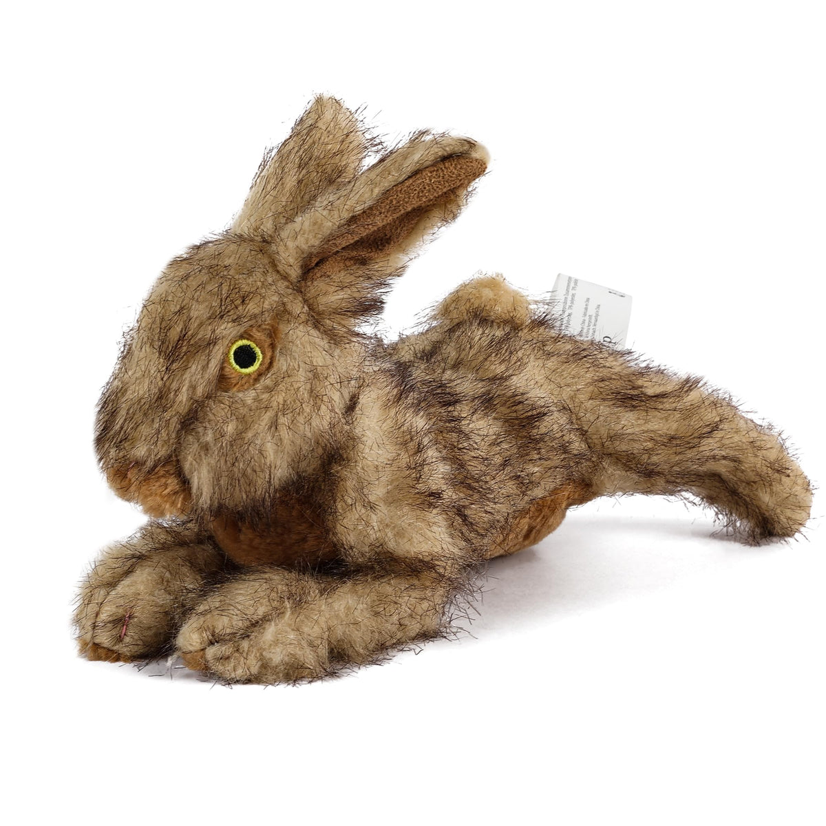 ALL FOR PAWS Rabbit Squeaky Doy Toy, Bunny Dog Toy for Medium Large Breed, Puppy Fetch Toy with Squeaker, Plush Chew Dog Toy, Classic Brown Rabbit-L