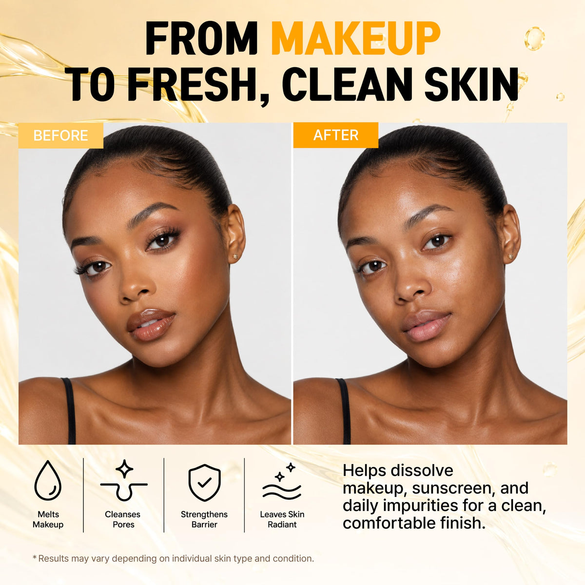Korean Cleansing Oil Makeup Remover w/ LHA Centella Tea Tree Heartleaf Murwort & Green Tea | Lightweight Deep Pore Cleaner for Blackheads Sebum Waterproof Sunscreen & Sensitive Acne-Prone Skin 6.7 Oz
