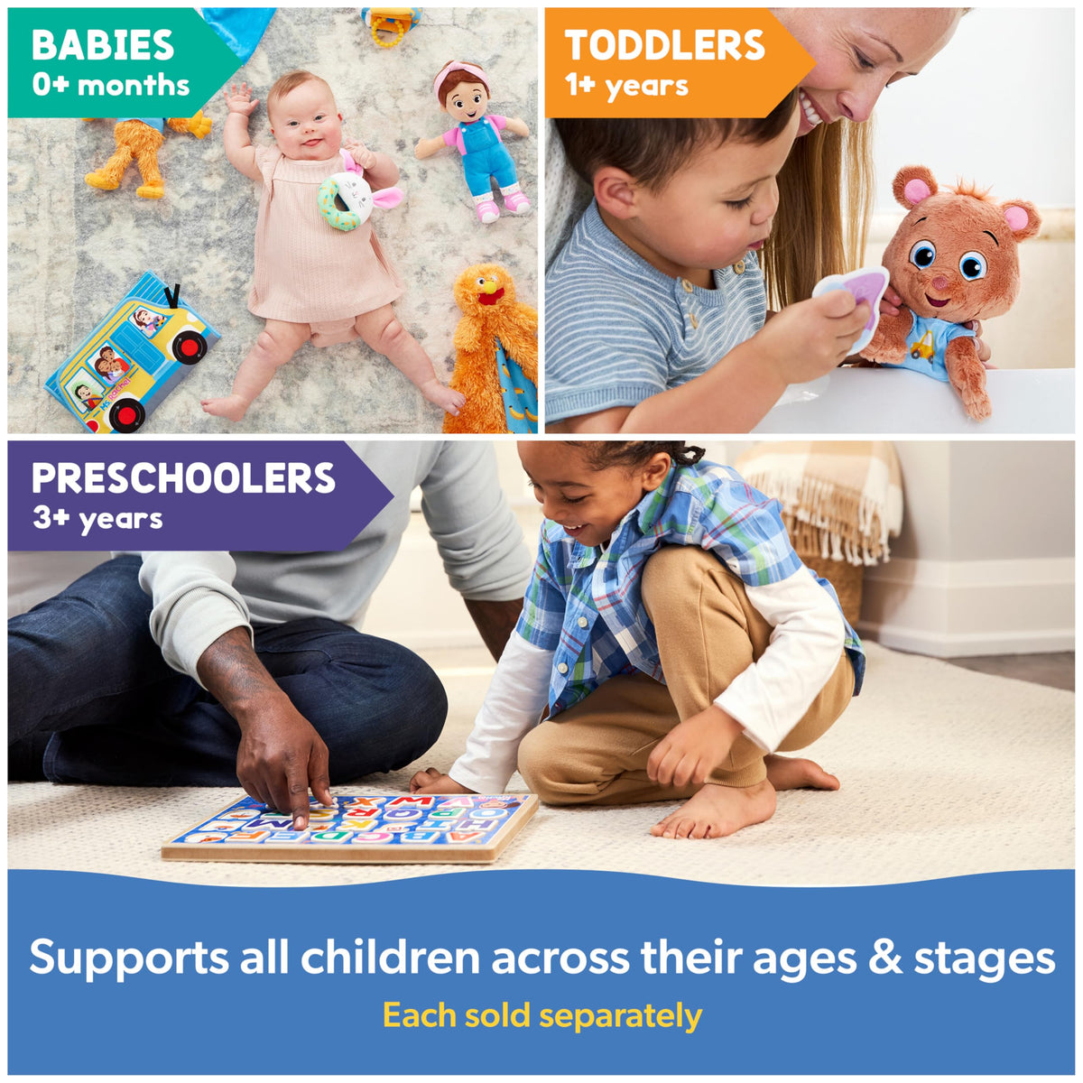 Ms. Rachel Potty Time with Bean, Interactive Plush Animal & Toilet