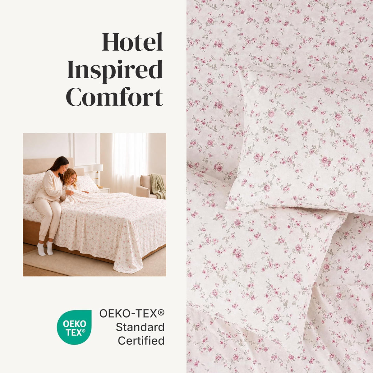 Modern Threads 4-Piece Ultra Soft Microfiber Bed Sheets Set