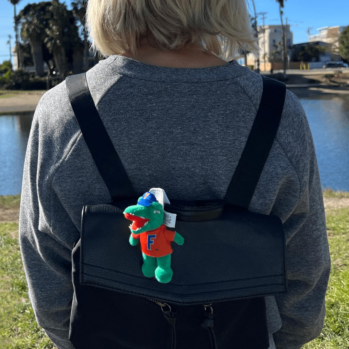 Bobbi-Dobbiez Mini Attachable Plushie: University of Miami Sebastian Mascot