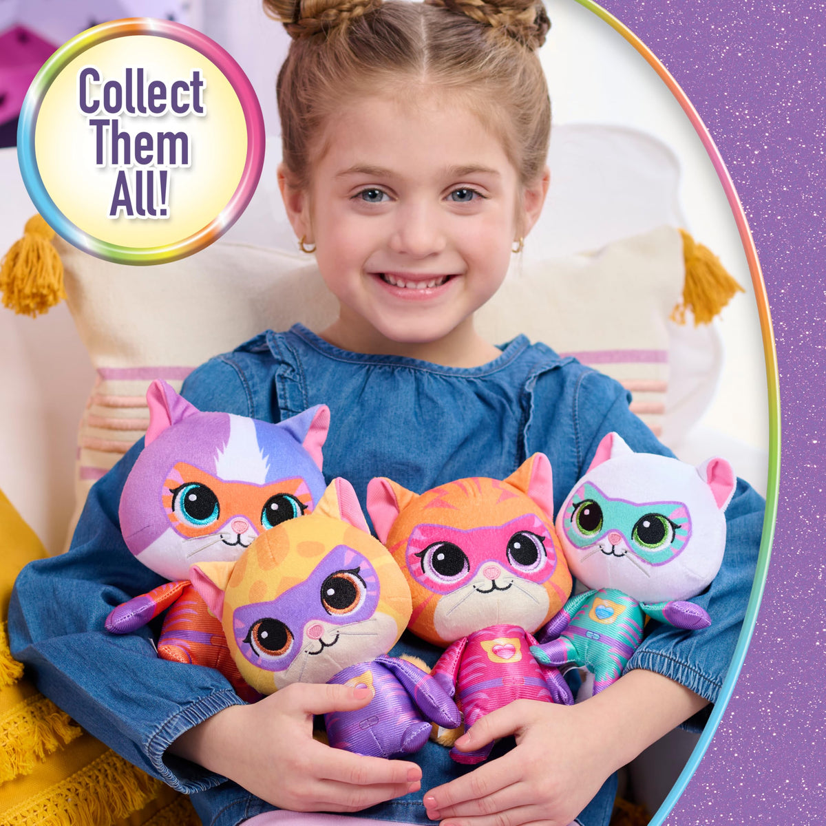 Disney Jr. SuperKitties Small Plush Bitsy Stuffed Animal