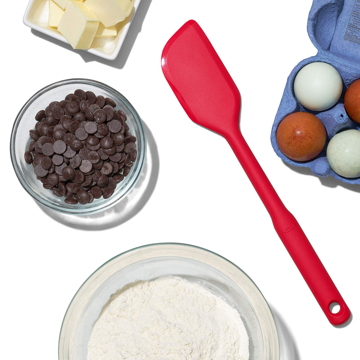 OXO Good Grips Silicone Heat Resistant Spatula Set - 3 Piece, Multicolor