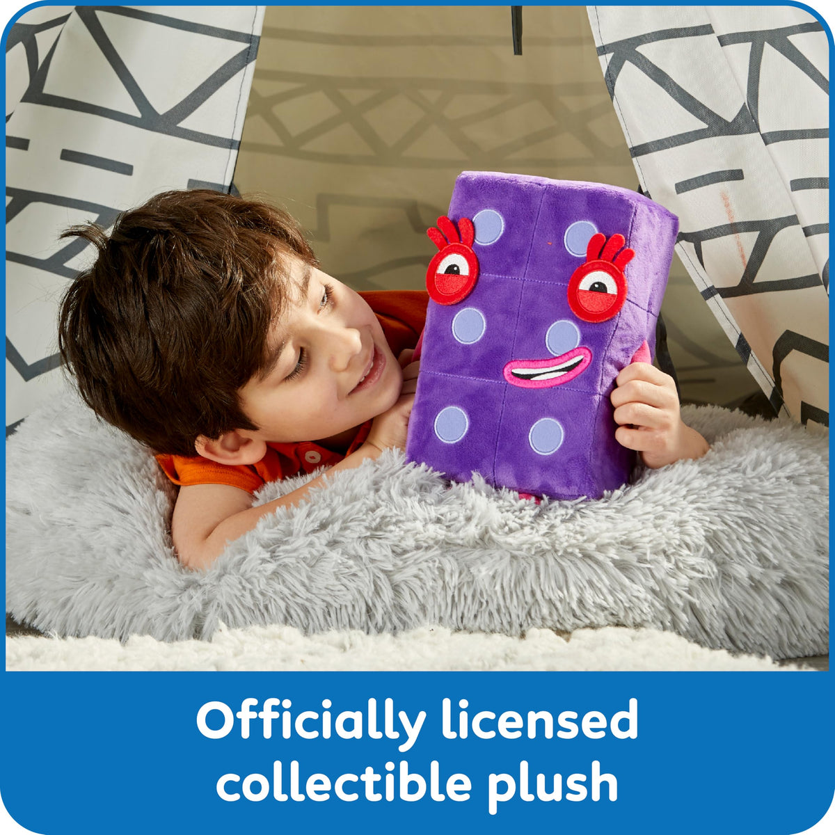 hand2mind Numberblock Six Playful Pal, Plush Figure Toys