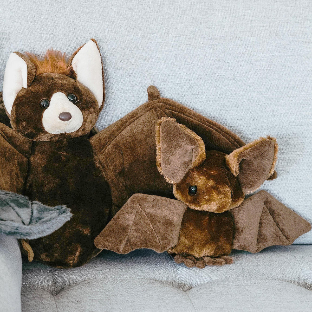 The Petting Zoo Bat Stuffed Animal Plushie, Scoopz, Kids Gifts, 8 in