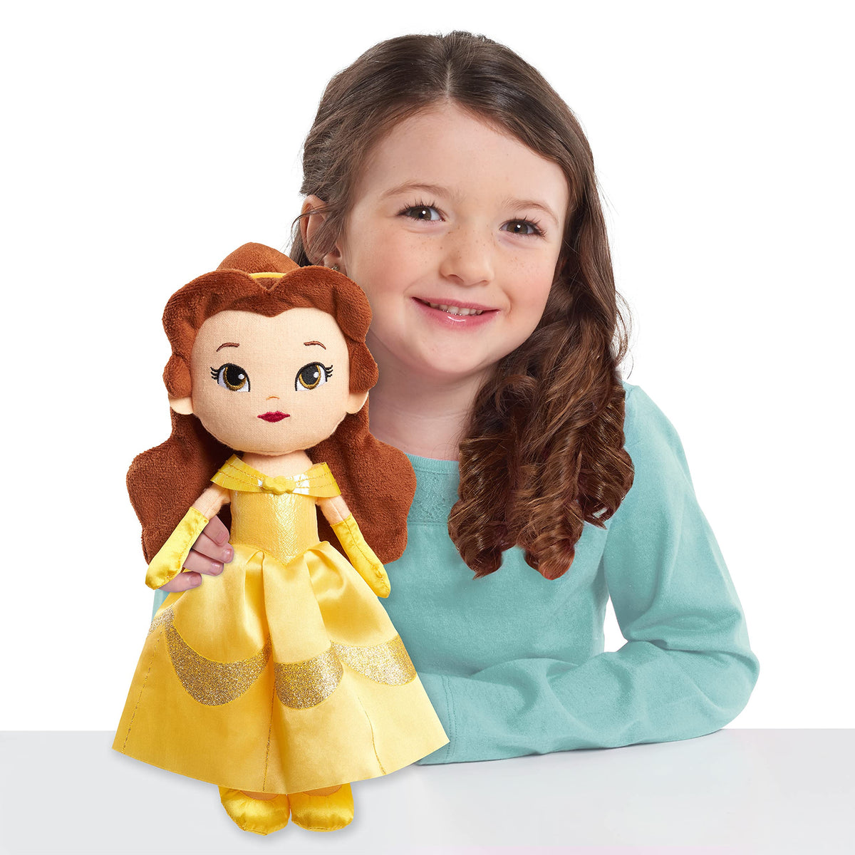 Disney Princess So Sweet 12-Inch Plush Belle in Yellow Dress, Beauty and the Beast