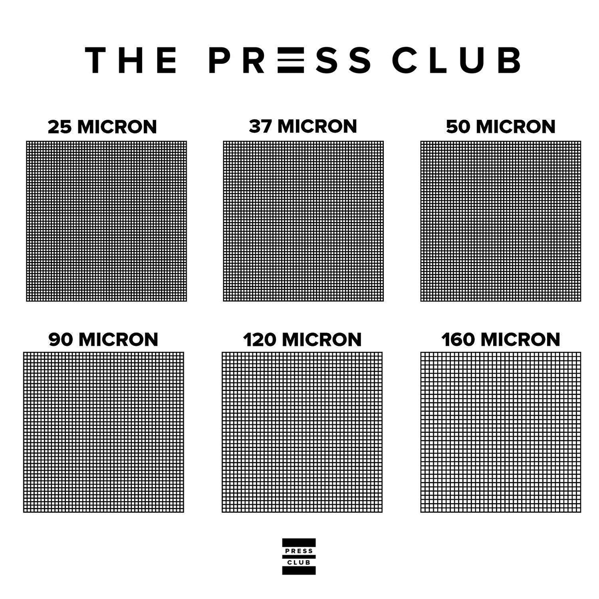 The Press Club 120 Micron 2" x 9" Premium Nylon Tea Filter Bags 25 Pack