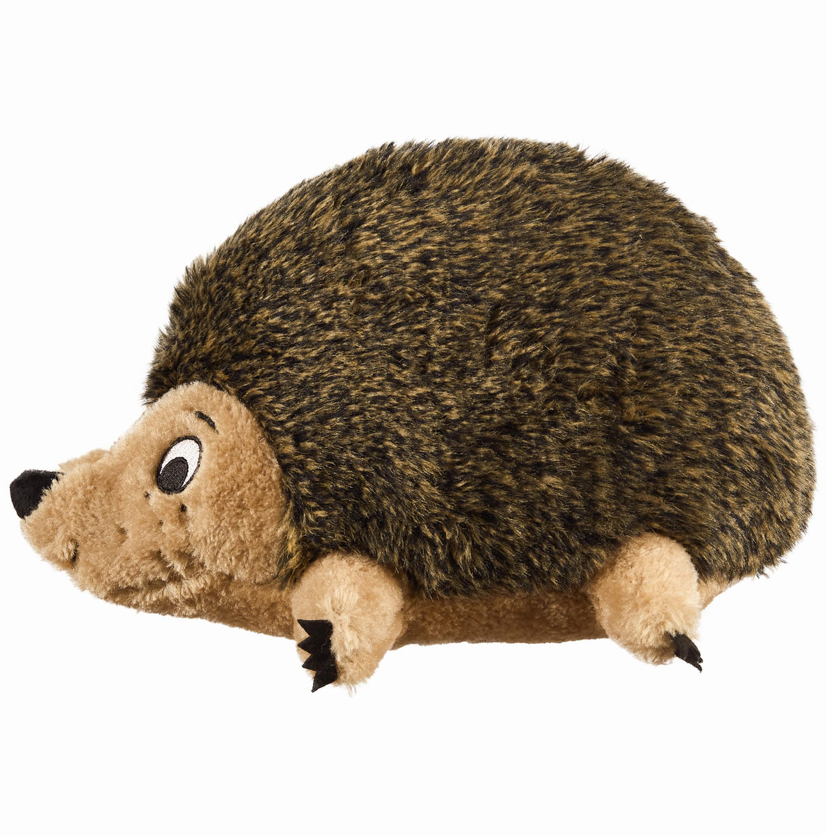 Outward Hound Hedgehogz Plush Dog Toy, Squeaks & Grunts, Large, 12" x 7"