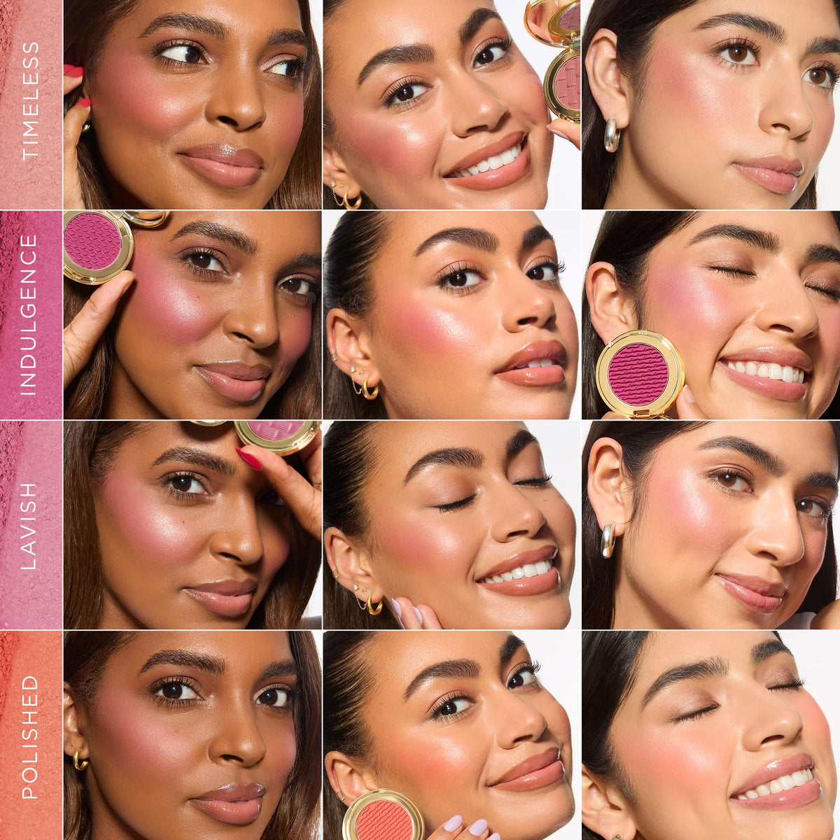 tarte stay golden Amazonian clay cheek blush & highlight 5pc set – Mineral Pigment Sheer Buildable Blush With Vitamin E for Lightweight Longwear, Vegan & Cruelty-Free, travel size