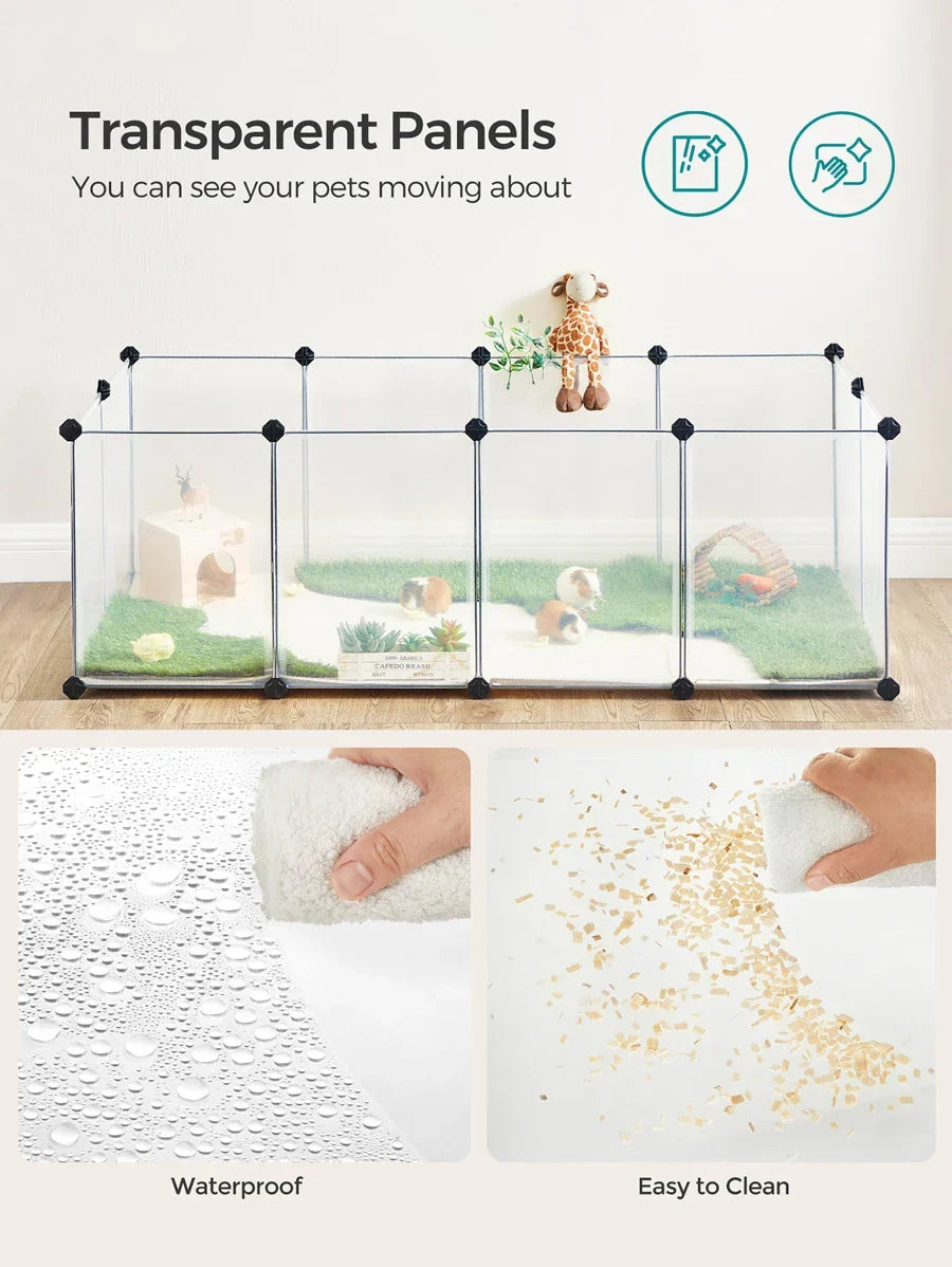 SONGMICS Pet Playpen With Floor