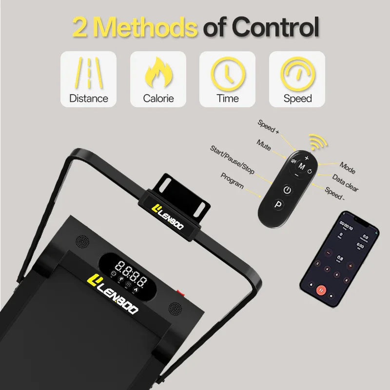 Snavya Foldable Electric Treadmill – Portable Home Walking & Running Pad with Remote Control, Handle & Incline Fitness Machine