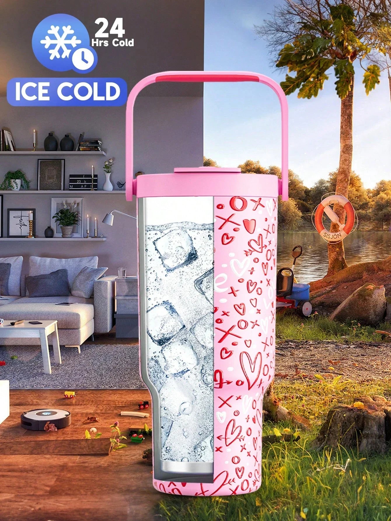 Meoky 32oz Insulated Tumbler Cup