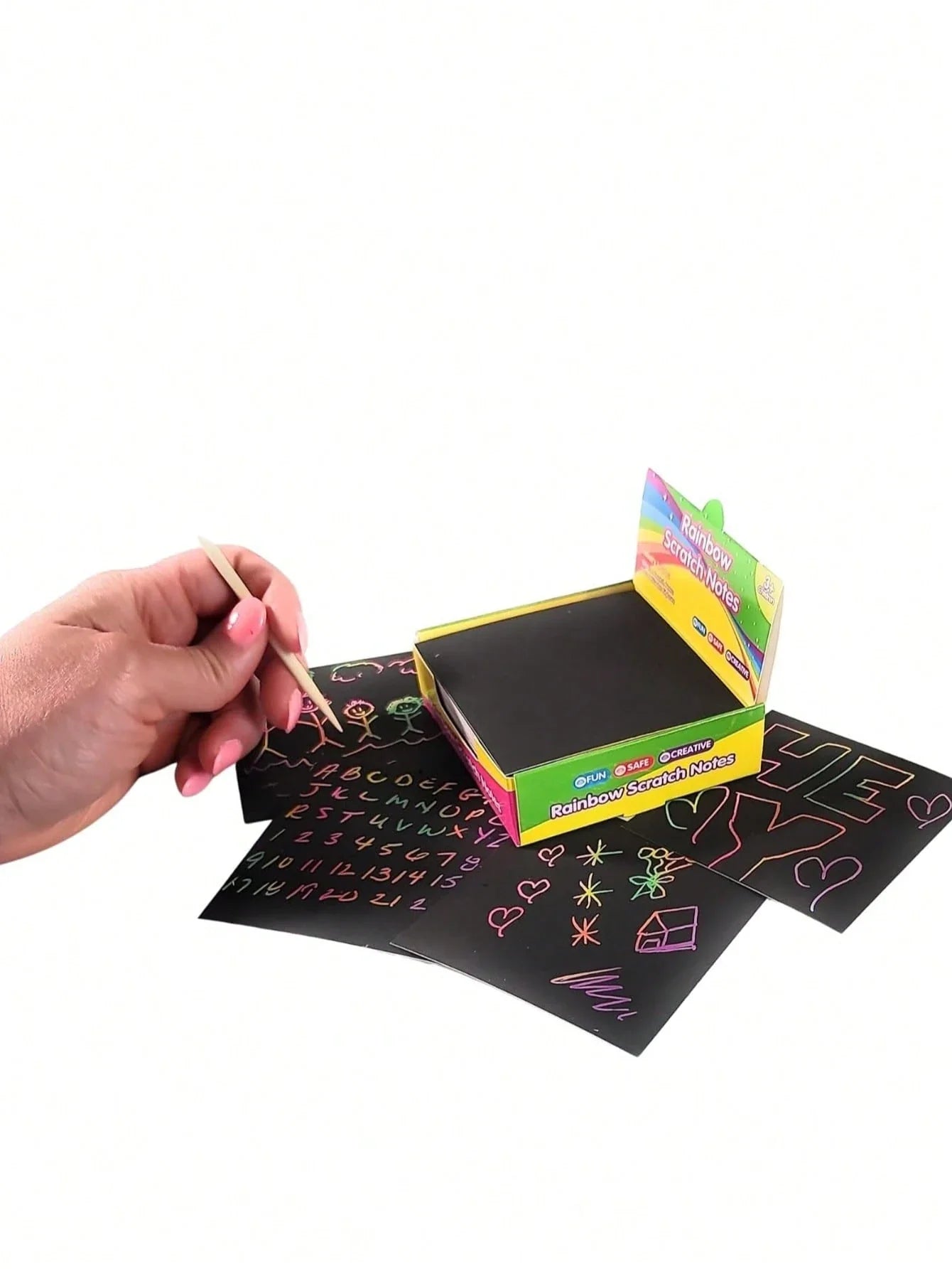 Rainbow Scratch Notes Kids Set