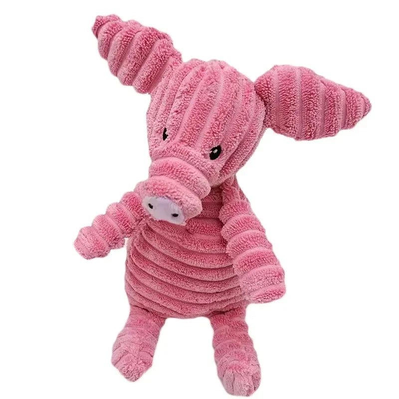 Corduroy Animal Dog Toy
