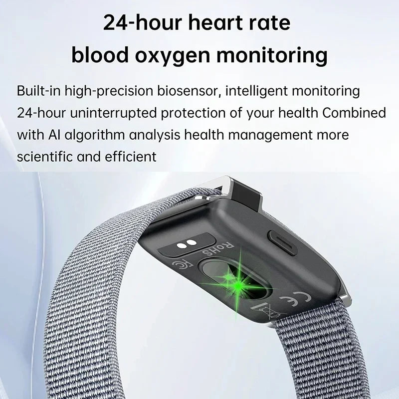 New Sport Fitness Tracker Time Display GPS Smart Bracelet Health Monitoring Pedometer Call Reminder Waterproof Smart Wristband