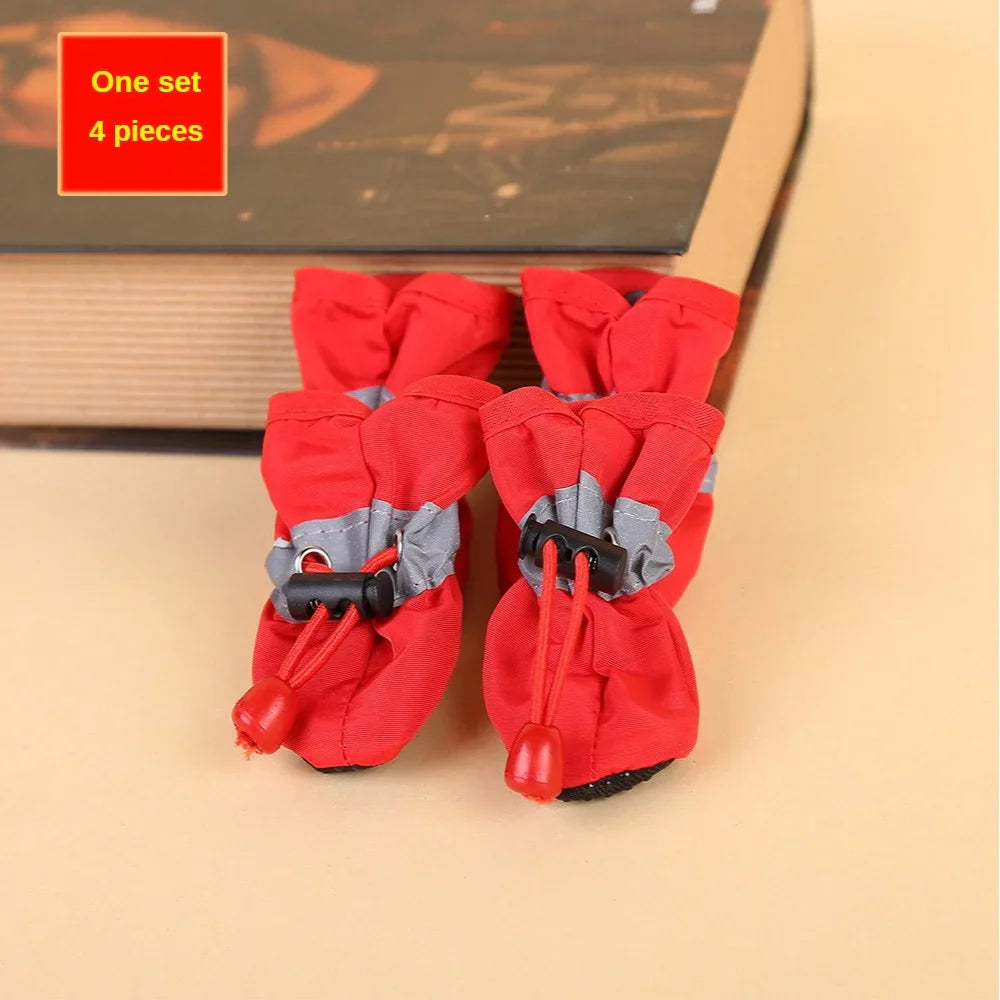 Water-Resistant Dog Shoes Set