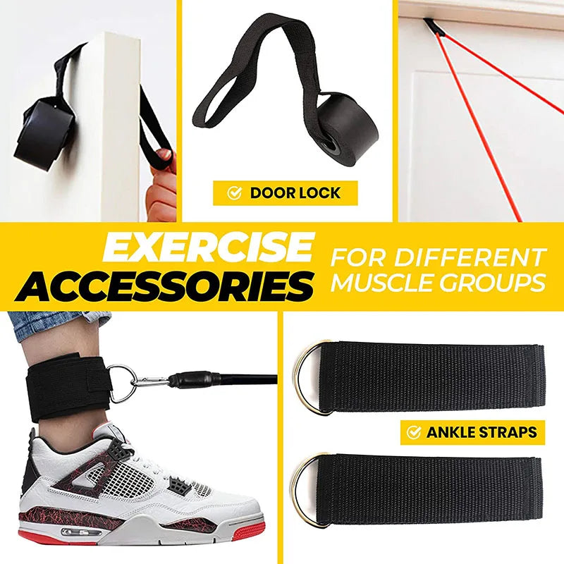 11PCS Resistance Bands Set