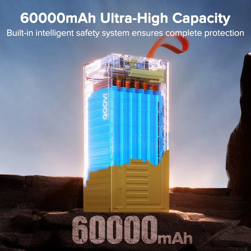 QOOVI 60000mAh Fast Power Bank