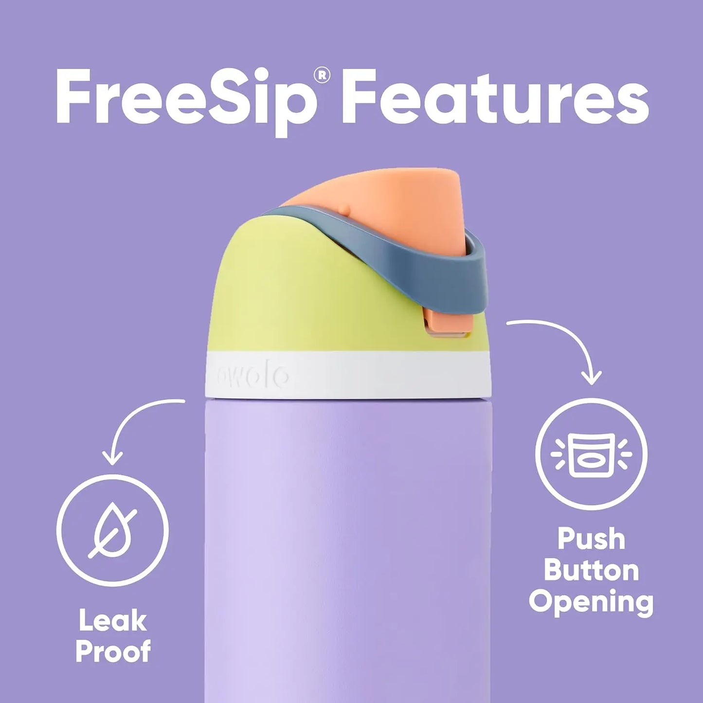 Owala FreeSip Quarta Rose Bottle