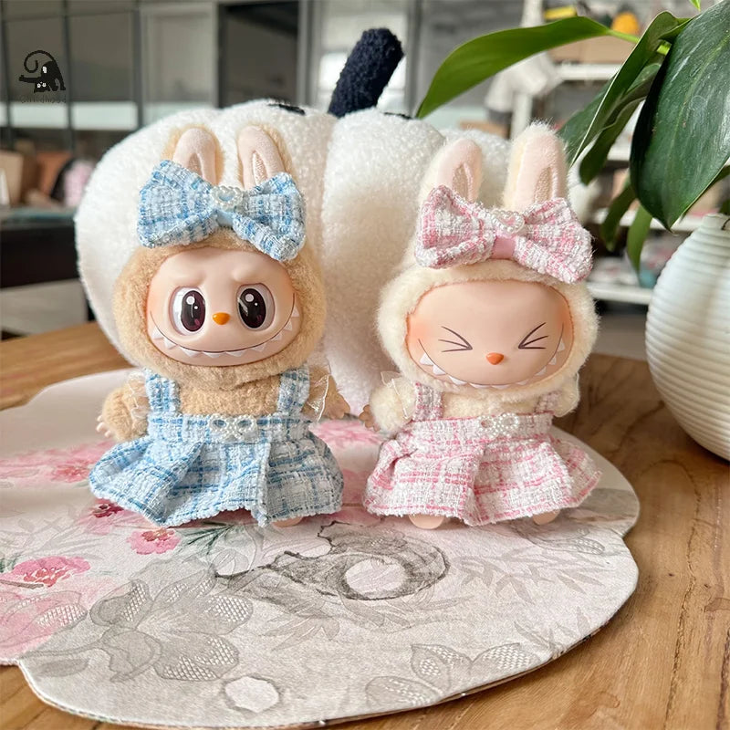 ZTOYL Labubu Pink Princess Dress Set