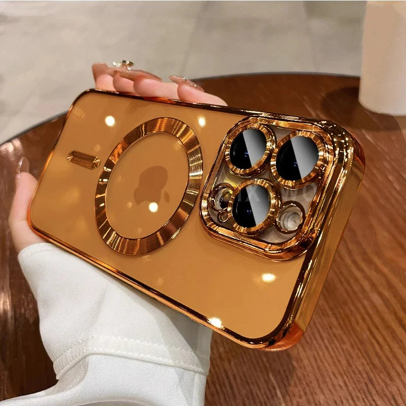 Luxury Magnetic Clear MagSafe Case