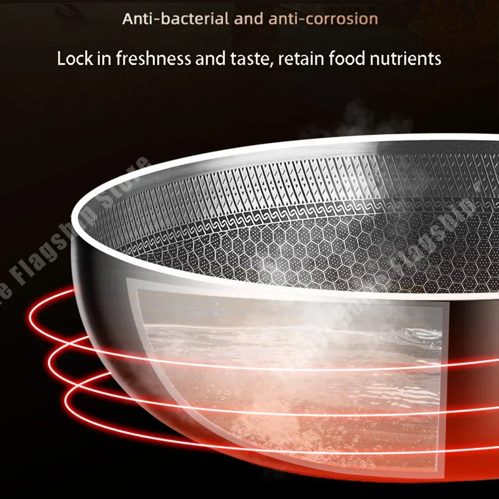 Non-Stick Stainless Steel Skillet