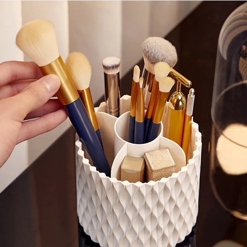 Rotary Lid Makeup Organize