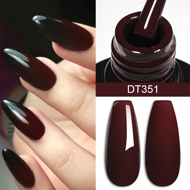 MEET ACROSS Red Gel Polish