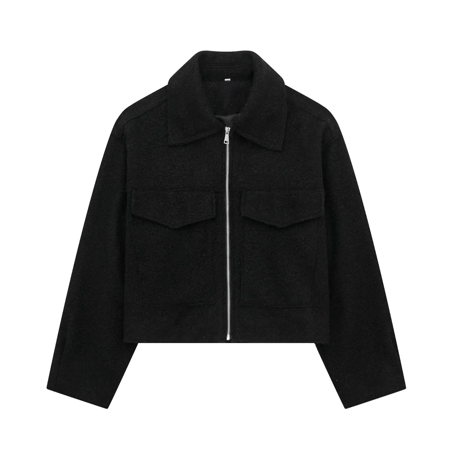 Willshela Women Vintage Zipper Jacket