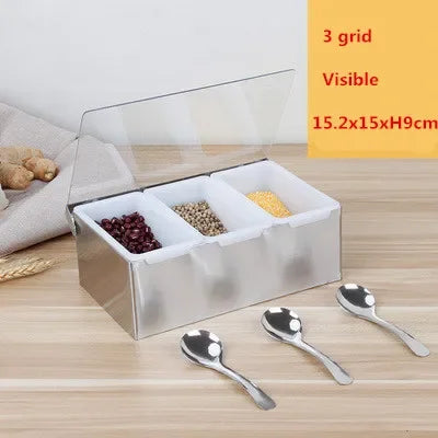 Stainless Steel Seasoning Box