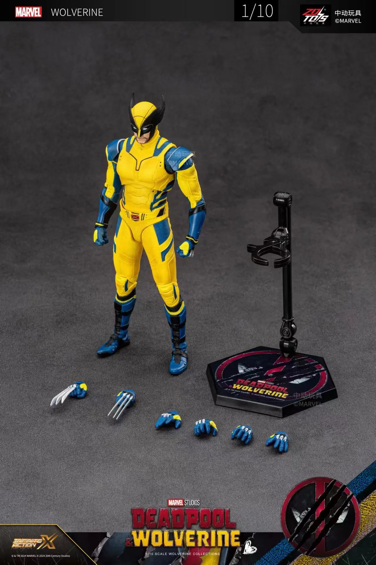 Deadpool Wolverine Thor Action Figures