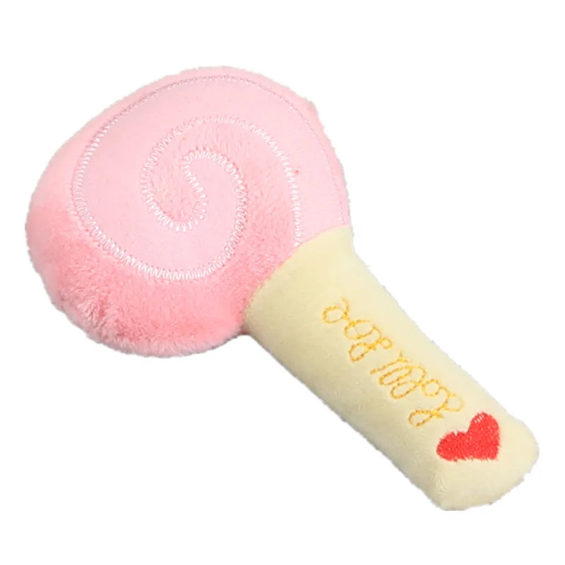 Plush Squeaky Banana Dog Toy