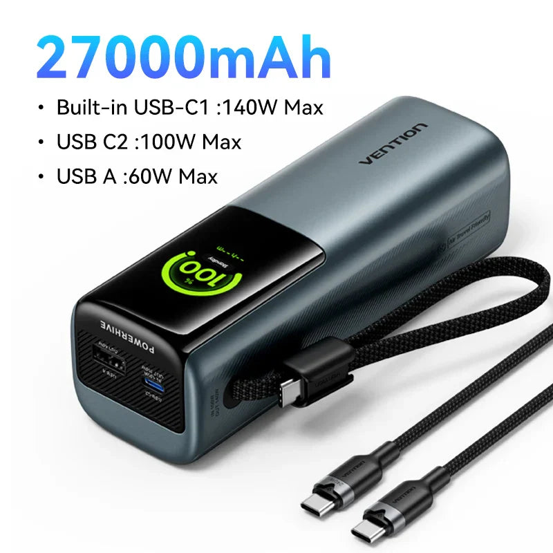 Vention 27000mAh 140W PowerBank