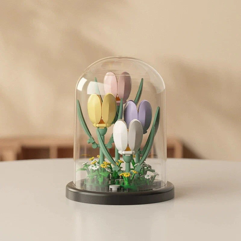 DIY Flower Building Block Kit