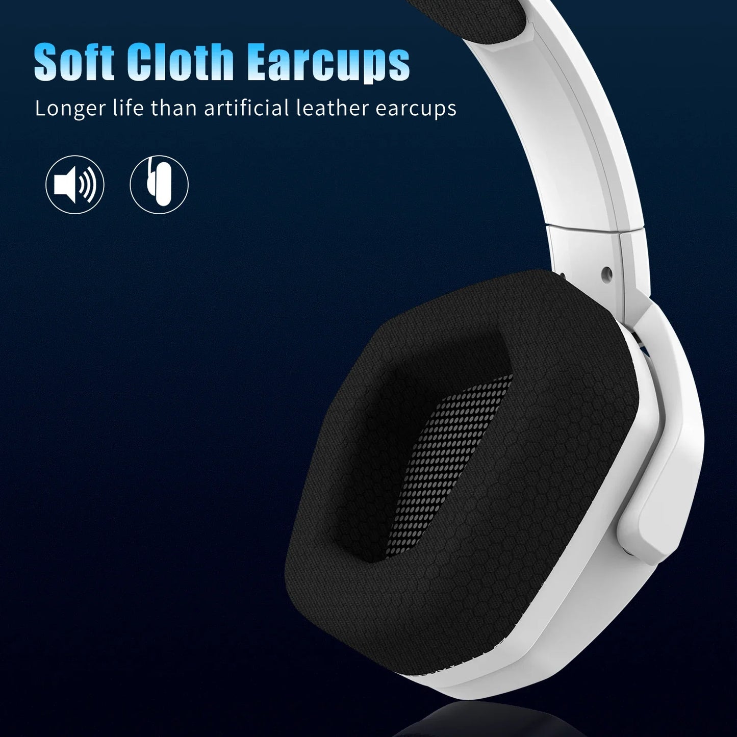 NUBWO G06 2.4G Dual Wireless Gaming Headset 5ms Low Latency 7.1 Surround ENC Mic For PC PS4 PS5 Gaming Bluetooth Headphones
