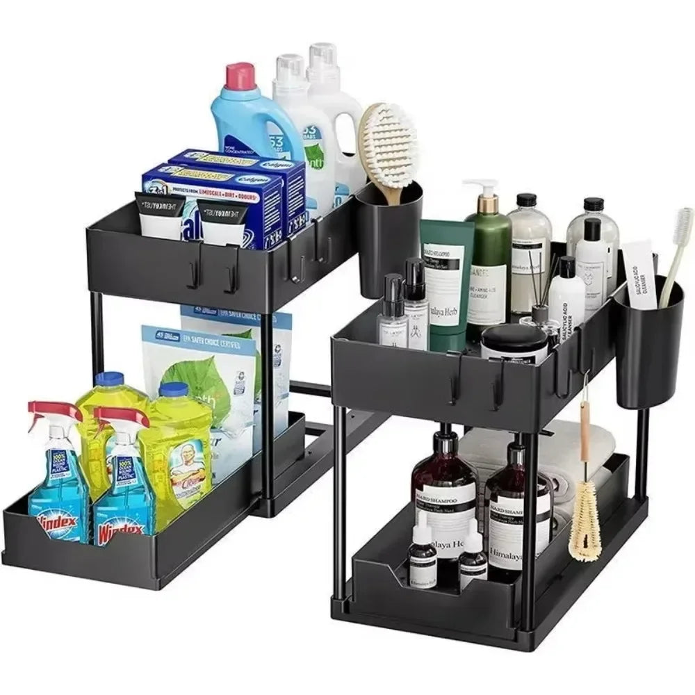 Sliding Basket Kitchen Organizer