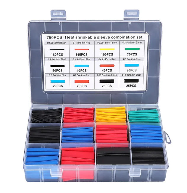 Heat Shrink Tubing Kit Set
