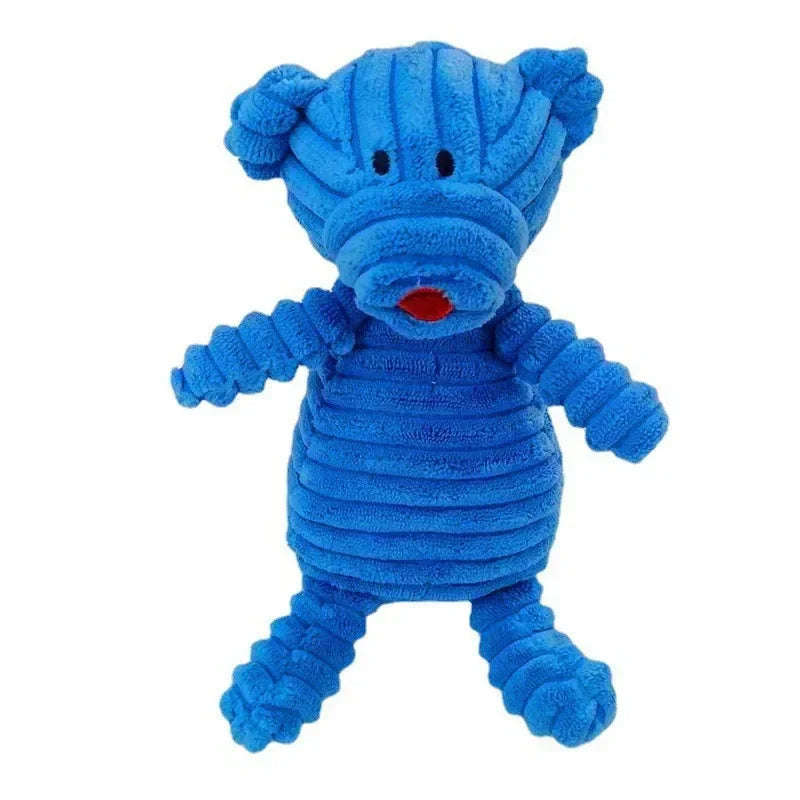 Corduroy Animal Dog Toy