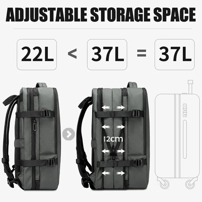 BANGE Men’s Business Laptop Backpack