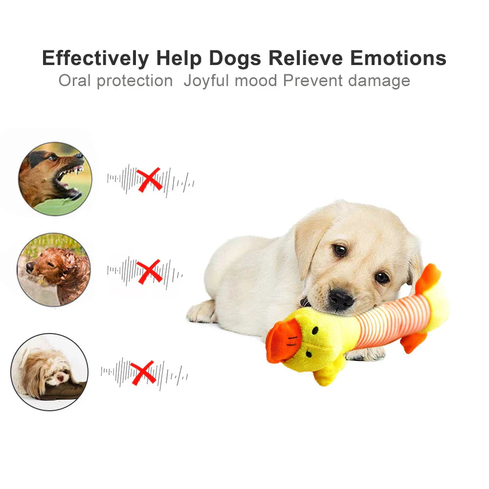 YOUSE Plush Animal Squeaky Pet Toy