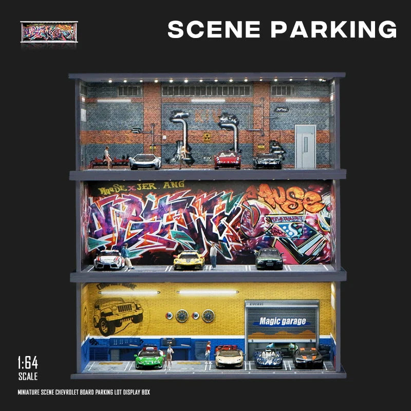 1/64 Garage Scene Model