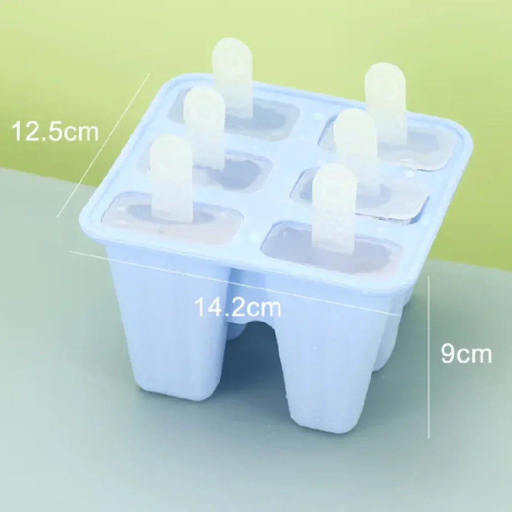 10-Piece Silicone Popsicle Molds