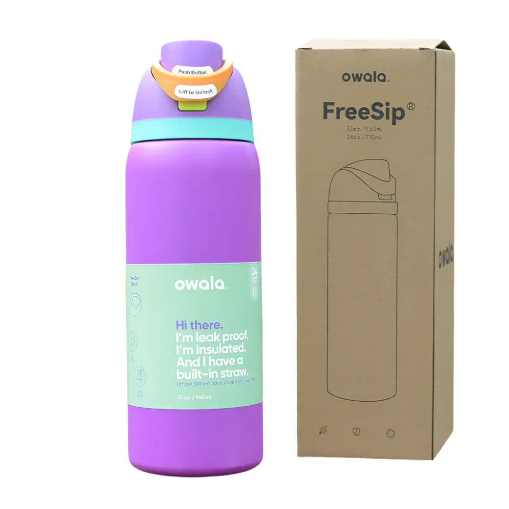 Owala FreeSip Black Panther