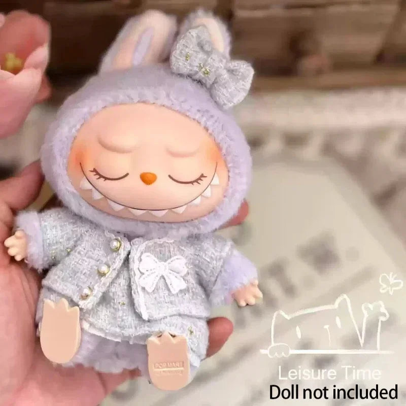 17cm Labubu Hoodie Clothes