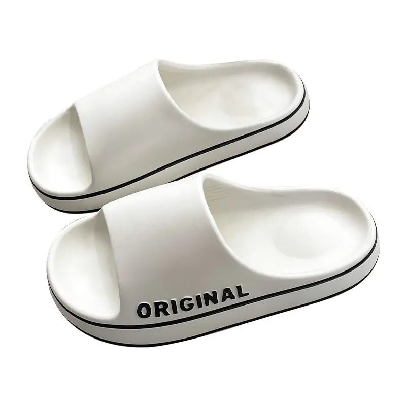 Feslishoet Women Letter Slippers