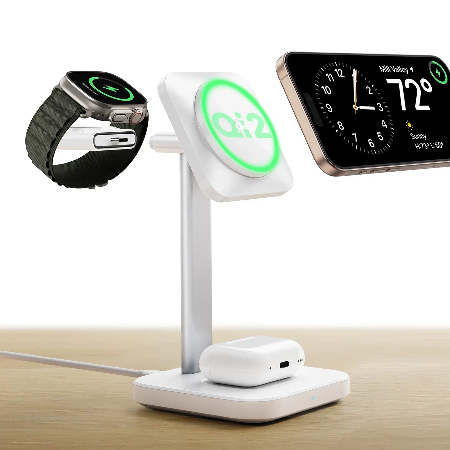 ESR 3-in-1 Qi2 Wireless Charger